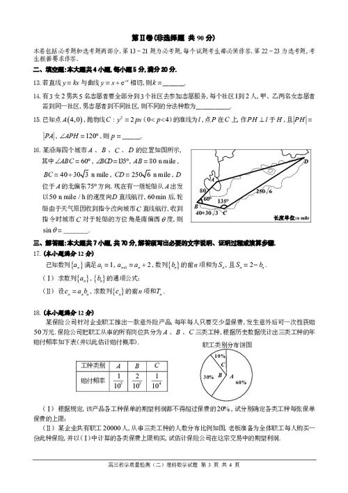 佛山市2017屆高三4月教學(xué)質(zhì)量檢測(cè)（二）數(shù)學(xué)（理）試題與數(shù)理教學(xué)器材應(yīng)用探討
